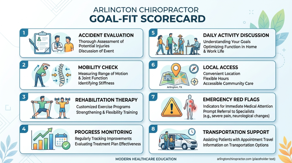 Arlington chiropractor goal-fit scorecard