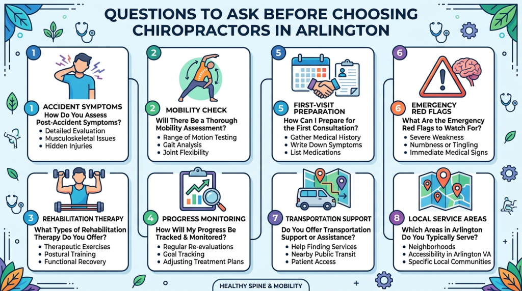 Questions to ask chiropractors in Arlington before choosing care