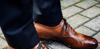 Italian shoes men's brown